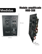 Modulo Amplificado Para Bajos Subwoofer Salida Pasivo 8...