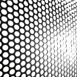 Rejilla Bafle Lamina Perforada Acero Pintada 43x113cm