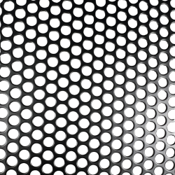 Rejilla Bafle Lamina Perforada Acero Pintada 43x113cm