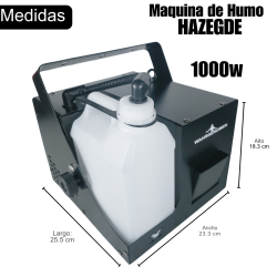 HAZEGDE Maquina De Humo Disparo Continuo Neblina Haze Niebla