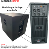Bafle Subwoofer Amplificado Activo Bocina Grave 18 Pulgadas
