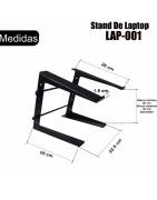 Base Stand Para Laptop De Metal Portatil Para Controlad...