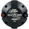 Tweeter Driver 34mm Agudos Titanio Rosca Alto Poder Pie...
