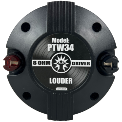 Par De Tweeter Driver 34mm Agudos Titanio Rosca Alto Po...