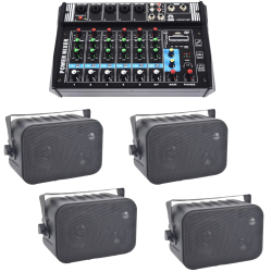 Sonido Ambiental Con Bafles Ambientales Amplificador Bocinas