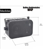 Sonido Ambiental Con Bafles Ambientales Amplificador Bocinas