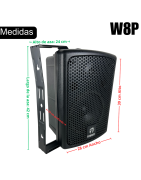 Bafle Bocina Pasivo 8 Pulgadas Plastico Abs Profesional...