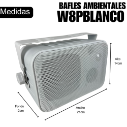 Kit Sonido Mezcladora Amplificada Bafles Ambientales Bocinas