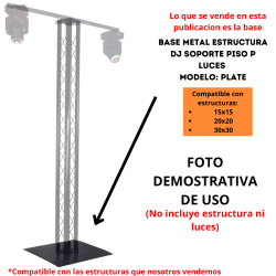 Base Estructura Dj Accesorio Soporte Para Luces Tipo Plato
