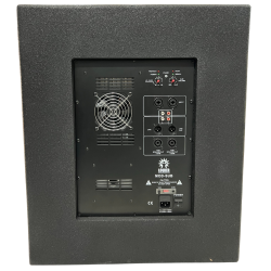 PLYBAJOSUB Subwoofer biamplificado con salida para pasivo, alta potencia, triplay