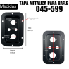 045-599 Tapas Metalicas Para Armar Bafle De 4 Orificios Para Conectores