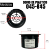 045-845 Domos De Plastico Con Rejilla Grande Para Bafle Salida De Aire
