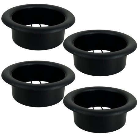 045-850 Domo De Plastico Con Rejilla Chico Salida De Aire Para Bafle