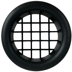 045-850 Domo De Plastico Con Rejilla Chico Salida De Aire Para Bafle