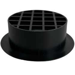 045-850 Domo De Plastico Con Rejilla Chico Salida De Aire Para Bafle