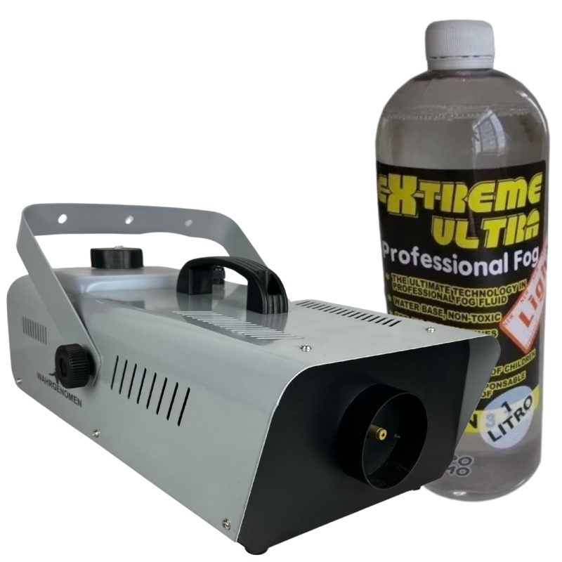 Maquina De Humo 1500w Alambrica E Inalámbrica Con 1l De...