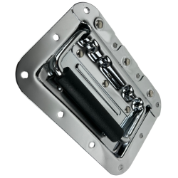 045-782 Par Agarraderas Cromadas De Metal Retractil 16X11CM