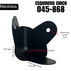 045-868 Esquineros De Metal Para Bafle Protectores Chico