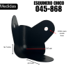 045-868 Esquineros De Metal Para Bafle Protectores Chico