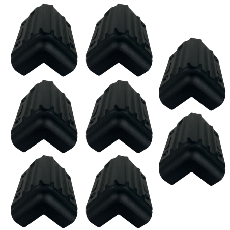 045-890 Esquineros De Plastico P/Bafle Maleta Chico Cuadrado Rayado