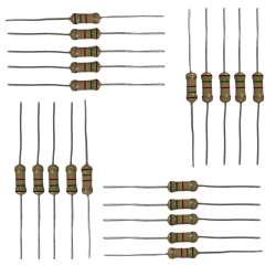 813-656 Kit De 48 Piezas De Resistencias A 10 Watts De 12OHM