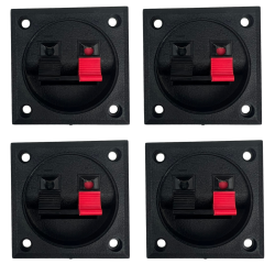 705-290 Conectores P/Bafle Cuadrado De Atornillar 2 Terminaciones