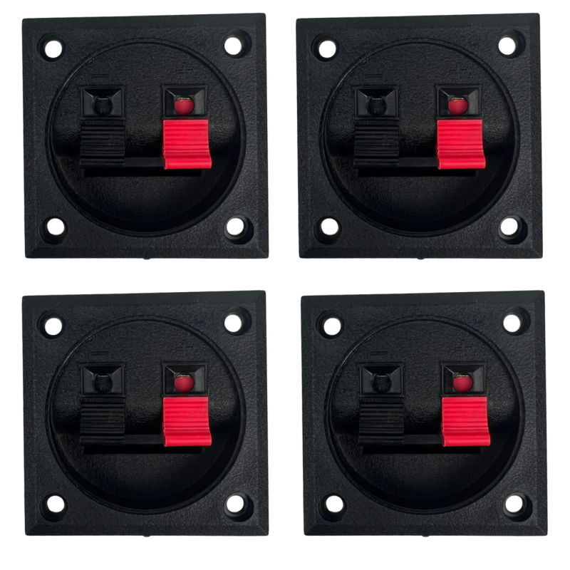 705-290 Conectores P/Bafle Cuadrado De Atornillar 2 Terminaciones