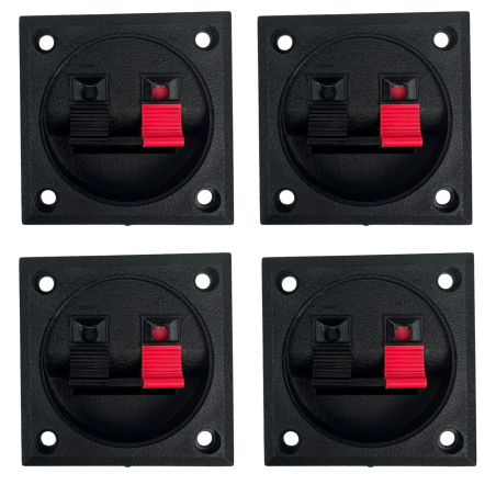 705-290 Conectores P/Bafle Cuadrado De Atornillar 2 Terminaciones