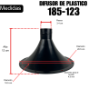 185-123 Difusor De Plastico Redondo Para Driver De 20.5CM