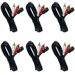 081-128 Cable 3.5MM Estereo 2 RCA Macho 4.5M P/Aplicaciones De Audio