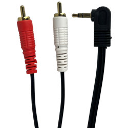 081-128 Cable 3.5MM Estereo 2 RCA Macho 4.5M P/Aplicaciones De Audio