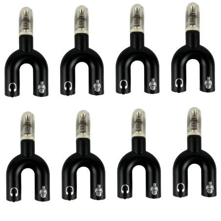 700-940 Divisor De Audio Estereo Microfono Y Audifono Celular 3.5mm