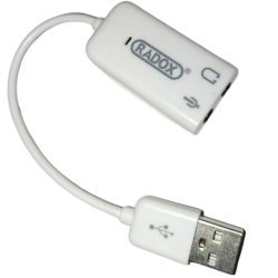 700-956 Tarjeta De Audio USB Con Entrada Para Bocina Y Microfono