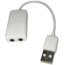 700-956 Tarjeta De Audio USB Con Entrada Para Bocina Y Microfono
