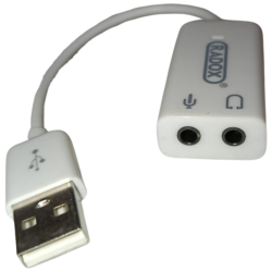 700-956 Tarjeta De Audio USB Con Entrada Para Bocina Y Microfono