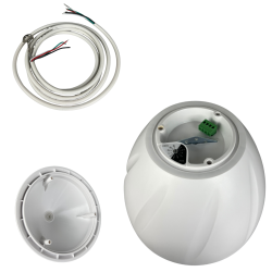 Kit Amplificador Y 4 Bocinas Colgantes Sonido Ambiental