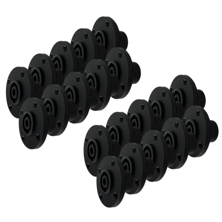 conector Speakon hembra Jack Tipo Neutrik 4H REDONDO