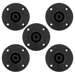 Conector Speakon Hembra Jack Tipo Neutrik 4h Redondo 5pz