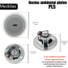 Amplificador Sonido Ambiental Y 6 Bocinas Plafon 5 PuLG
