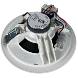 Amplificador Sonido Ambiental Y 6 Bocinas Plafon 5 PuLG
