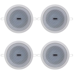 4pz Bocina Plafon 5 1/4 PuLG Sonido Ambiental Transformador