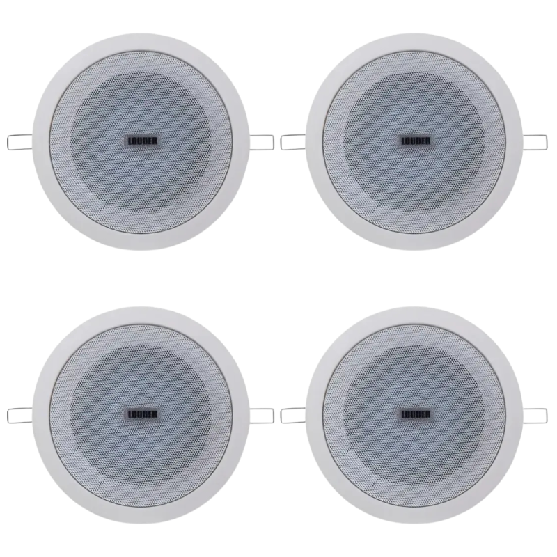 4pz Bocina Plafon 5 1/4 PuLG Sonido Ambiental Transformador