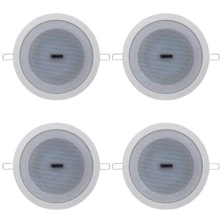 4pz Bocina Plafon 5 1/4 PuLG Sonido Ambiental Transformador