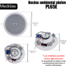 Amplificador Ambiental Y 6 Bocinas Plafon Con Transformador