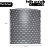 Rejilla bafle lamina perforada acero pintada 60x57cm Ca...