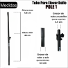 POLE1 Extencion Tubo Stand Para Elevar Bocinas Sobre Subwoofer