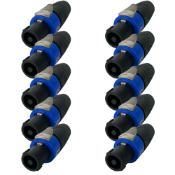 SPK02 Conectores Macho Speakon Tipo Neutrik Alta Calidad 4 Vias 10 Pz