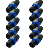 SPK02 Conectores Macho Speakon Tipo Neutrik Alta Calidad 4 Vias 10 Pz