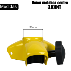 3JOINT Uniones Metalicas de Tripie Para Base Pedestal Bafle Bocina