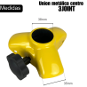 3JOINT Par De Uniones Metalicas de Tripie Para Base Pedestal Bafle Bocina